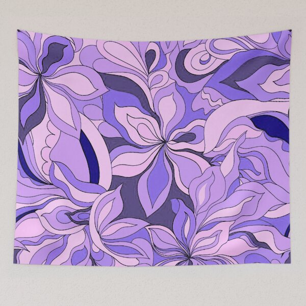 Item preview, Lavender Flower Abstract designed and sold by ViaARTfactory.