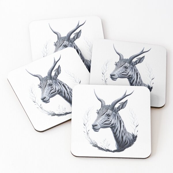 Item preview, Regal Zebra-Horned Antelope Portrait designed and sold by 10-18.
