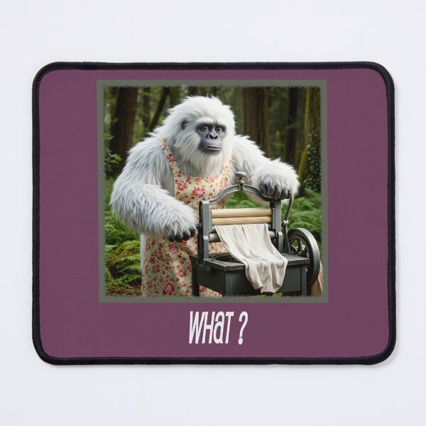 Item preview, WHAT ? Yeti washer-wringer designed and sold by BLUE-RIDGE-ART.