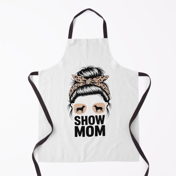 Item preview, show lamb mom messy bun leopard, sheep show mama designed and sold by ControlCenter.