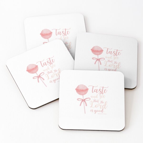 Item preview,  Taste & See – God Is Good (Psalm 34:8) designed and sold by TheSheepandlamb.