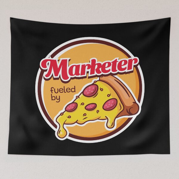 Item preview, Marketer Fueled by Pizza designed and sold by MaryAller.