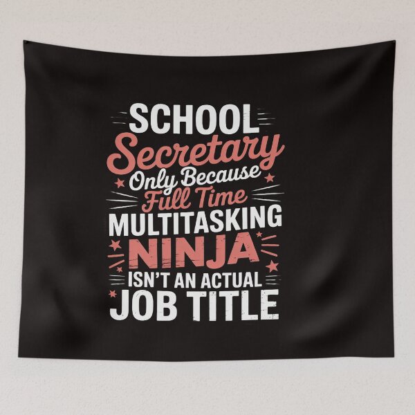 Item preview, School Secretary Is Not An Actual Job Title Secretary designed and sold by ControlCenter.