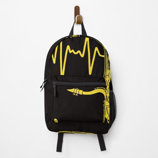 Item preview, Saxophone Heartbeat Alto Sax EKG Pulseline Jazz Band designed and sold by ControlCenter.