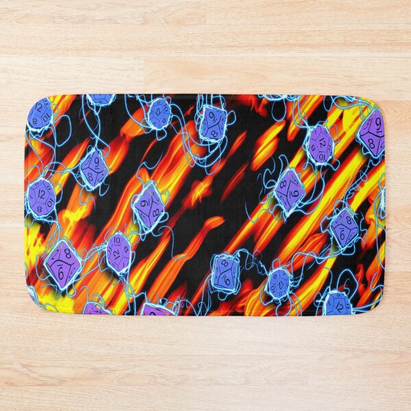 Item preview, Electric Flaming Dice Pattern designed and sold by Shawnsonartshop.