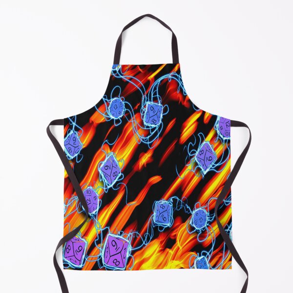 Item preview, Electric Flaming Dice Pattern designed and sold by Shawnsonartshop.