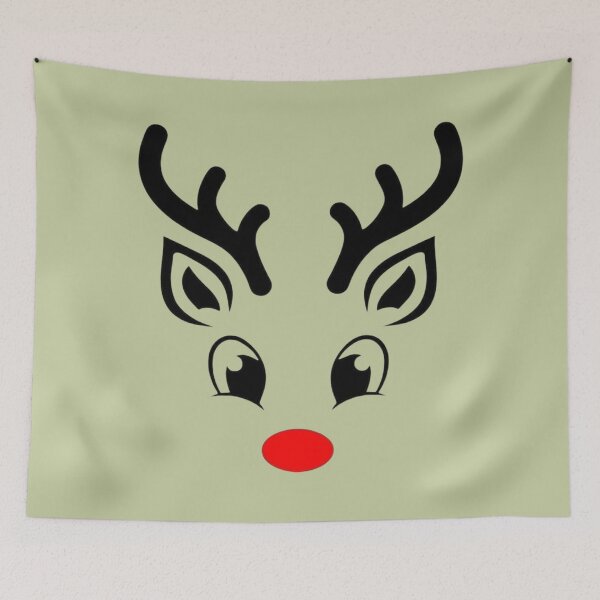 Item preview, reindeer face designed and sold by METAPHORS-VI.