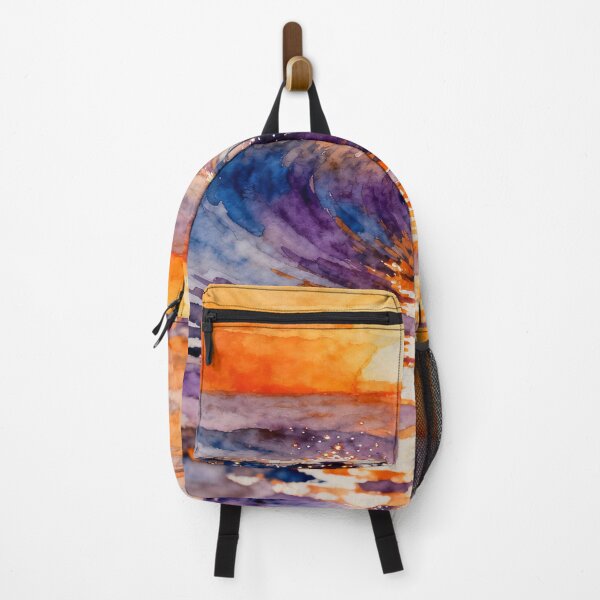 Item preview, Purple Sparkling Ocean Sunset Waves designed and sold by Shawnsonartshop.