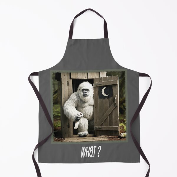 Item preview, WHAT ? Yeti outhouse visit designed and sold by BLUE-RIDGE-ART.