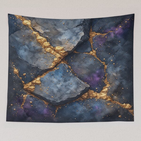 Item preview, Dark Purple Granite Gold Mine Flakes Texture designed and sold by Shawnsonartshop.