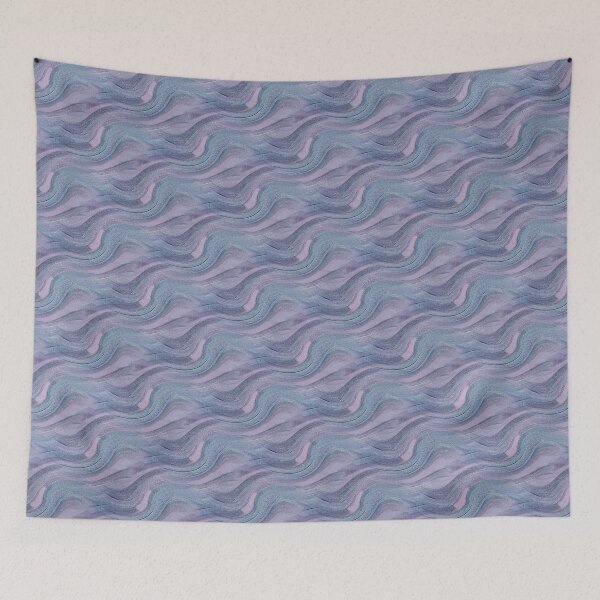 Item preview, Landscape Sandbox Abstract Pattern in Purple and Blue designed and sold by Artistestella.