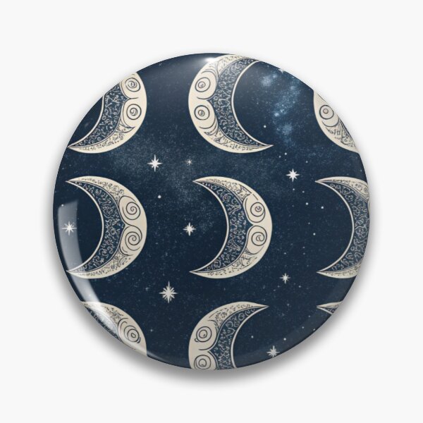 Item preview, Moons pattern  designed and sold by Lucky 777.