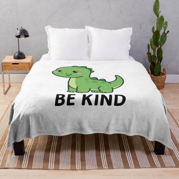 Item preview, Be Kind – Cute Green Dino designed and sold by VibeLab_Art.
