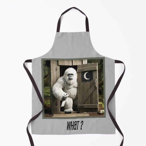 Item preview, WHAT ? Yeti outhouse visit designed and sold by BLUE-RIDGE-ART.
