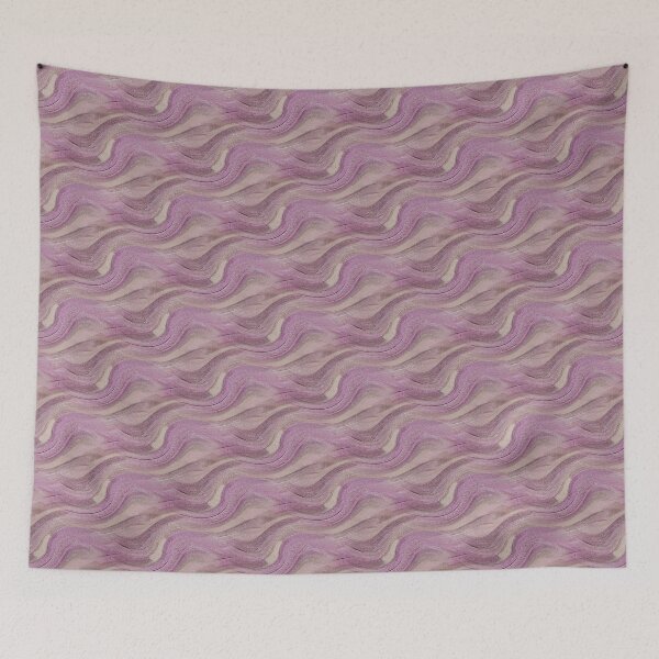 Item preview, Landscape Sandbox Abstract Pattern in Pink and Peach designed and sold by Artistestella.