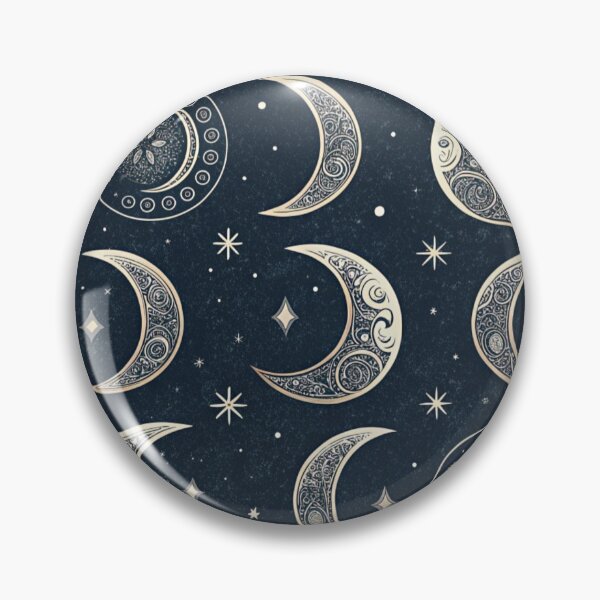 Item preview, Moons pattern  designed and sold by Lucky 777.