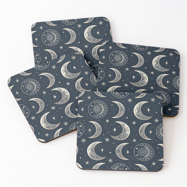 Item preview, Moons pattern  designed and sold by Lucky 777.