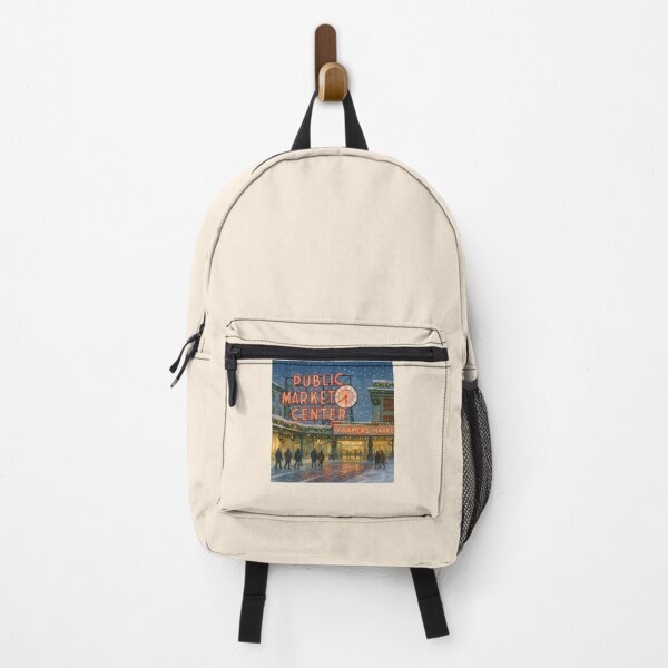 Item preview, Christmas Eve at Pike Place Market — Seattle, Washington designed and sold by Novel Works Studio.