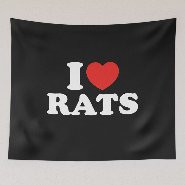 Item preview, I Love Rats designed and sold by shitpostee.