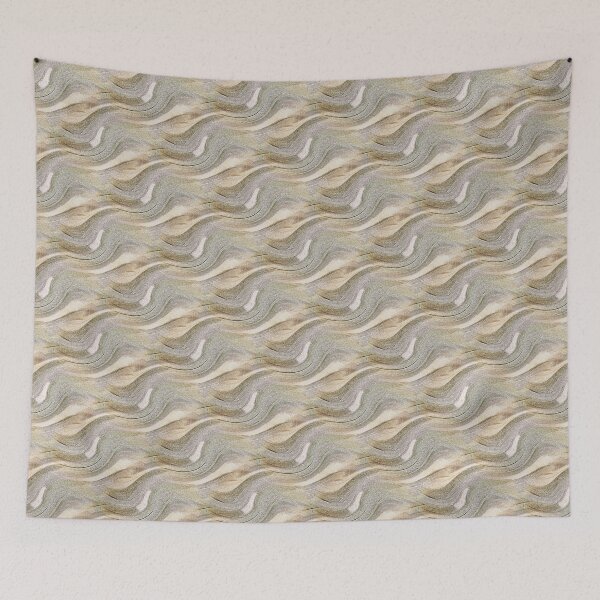 Item preview, Landscape Sandbox Abstract Pattern in Beige designed and sold by Artistestella.
