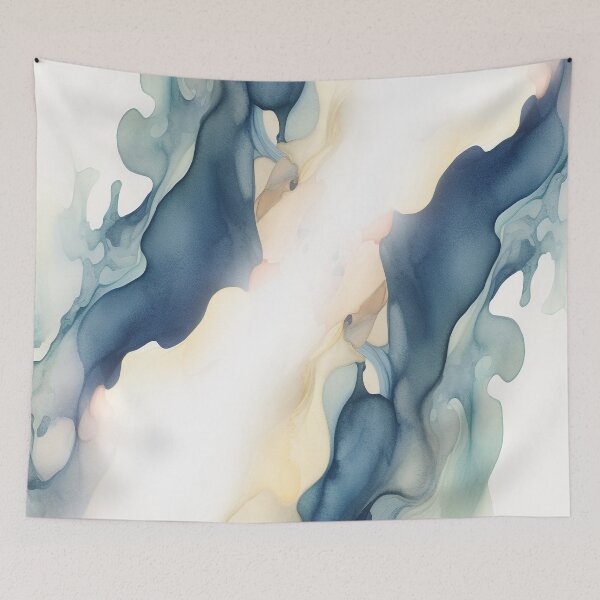 Item preview, Blue Sand Splash Abstract Pattern designed and sold by Shawnsonartshop.