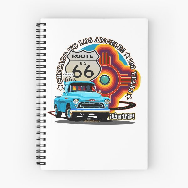 Item preview, Route 66 Centennial - Pickup Truck & Turquoise Zia Sunset designed and sold by George Brudos.