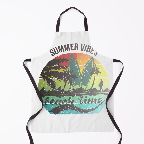Item preview, Summer Vibes Beach Time – Surf & Palm Trees Vintage Design designed and sold by kaioseni14.