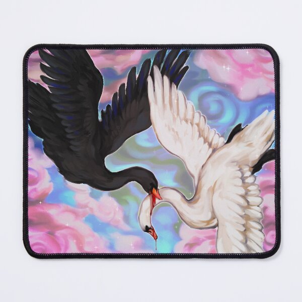 Item preview, the black and white swan designed and sold by auphanlm.