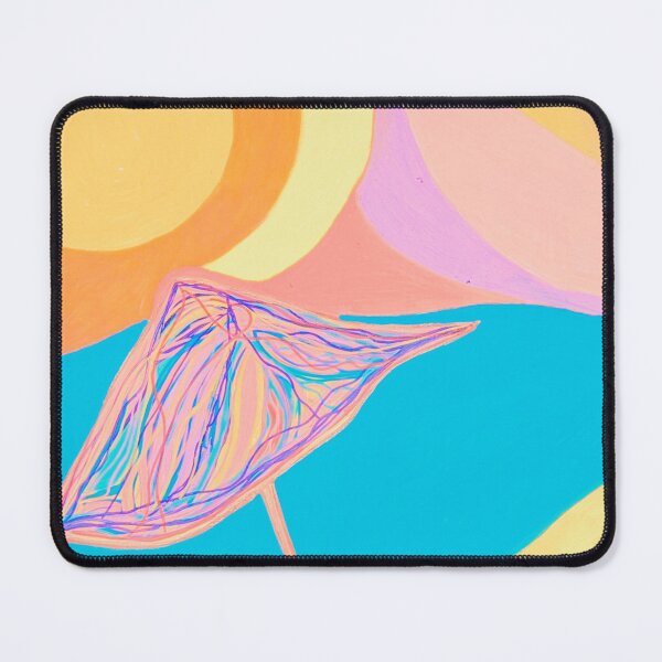 Item preview, Retro Boho Beach Umbrella – Pastel 70s Sun & Coastal Summer Art designed and sold by DarLenn..