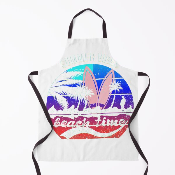 Item preview, Summer Vibes Beach Time – Surf & Palm Trees Vintage Design designed and sold by kaioseni14.