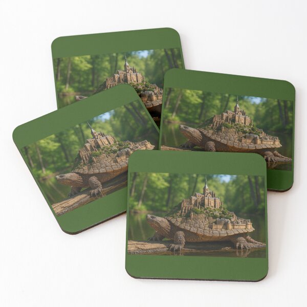 Item preview, Snapping Turtle with Le Mont-Saint-Michel Shell designed and sold by Tridentulus.