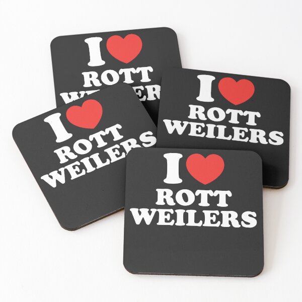 Item preview, I Love Rottweilers designed and sold by shitpostee.