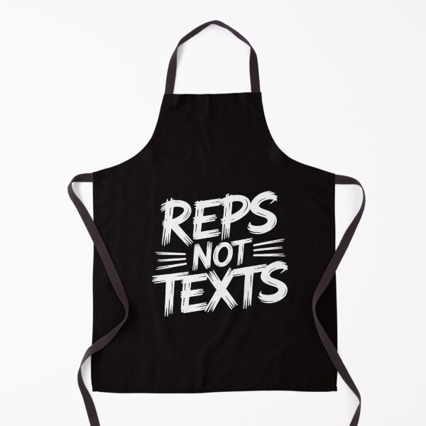 Item preview, Reps Not Texts Workout Lifting Crossfitness Gym designed and sold by RatCurry.