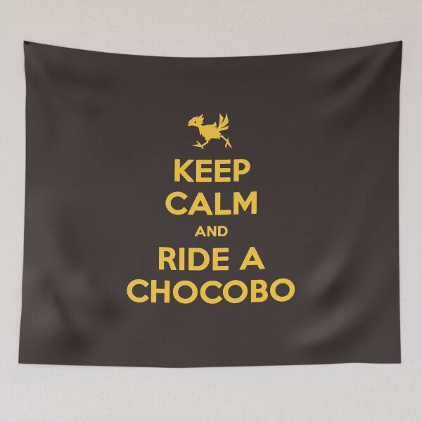 Item preview, Keep Calm and Ride a Chocobo designed and sold by AuraRinoa.