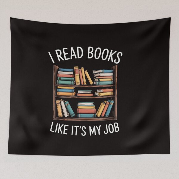 Item preview, Reading, I Read Books Like It's My Job designed and sold by RatCurry.
