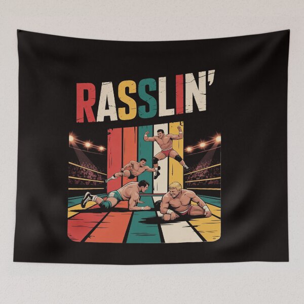 Item preview, Rasslin' Pro Wrestling Fan designed and sold by RatCurry.