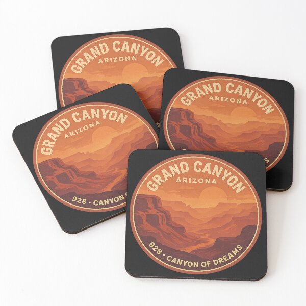 Item preview, Grand Canyon, Arizona – 928 Canyon of Dreams Retro Desert designed and sold by Laughprints.