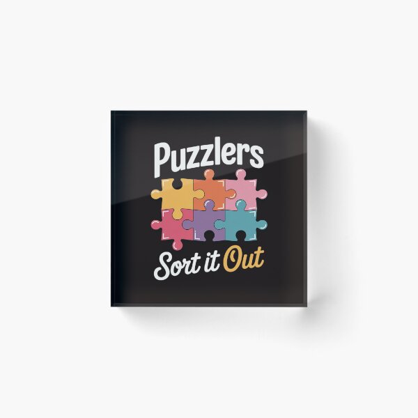 Item preview, Puzzlers Sort It Out - Puzzles Game Puzzle Lover Hobbyist designed and sold by RatCurry.