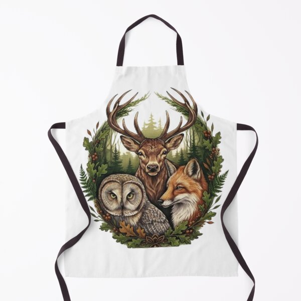Item preview, Spirit of the Forest: Deer, Owl and Fox Tattoo designed and sold by CHRIST5000.