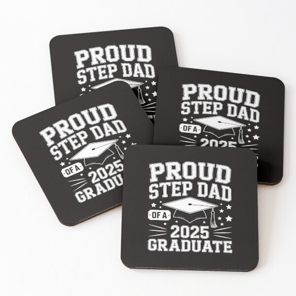 Item preview, Proud Step Dad 2025 Graduate Graduation Family Matching designed and sold by RatCurry.