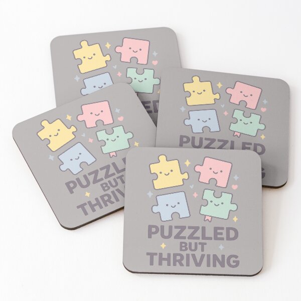 Item preview, Puzzled but Thriving – Cute Puzzle Lover Hobby Design designed and sold by Laughprints.