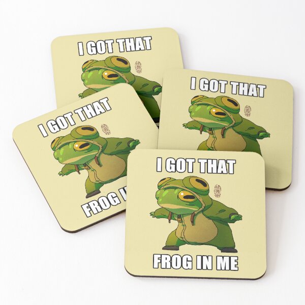Item preview, i got that frog in me funny frog meme costume art designed and sold by DingHuArt.