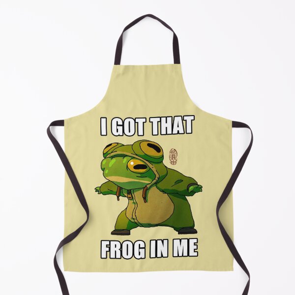Item preview, i got that frog in me funny frog meme costume art designed and sold by DingHuArt.