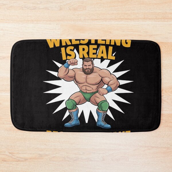 Item preview, Powerhouse Pro Wrestling Apparel Pro Wrestling Champ  Distressed Wrestler designed and sold by OlafLica.