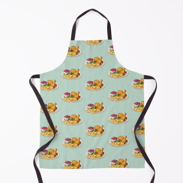 Item preview, Fried Chicken Drumsticks with Fries designed and sold by sakurashorty.