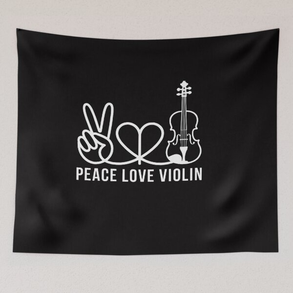 Item preview, Peace, Love Violin Violin Lover Violin Player designed and sold by OlafLica.