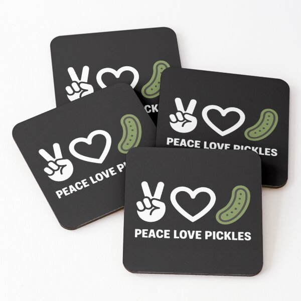 Item preview, Peace, Love Pickles Pickles Lover Food Lover designed and sold by OlafLica.