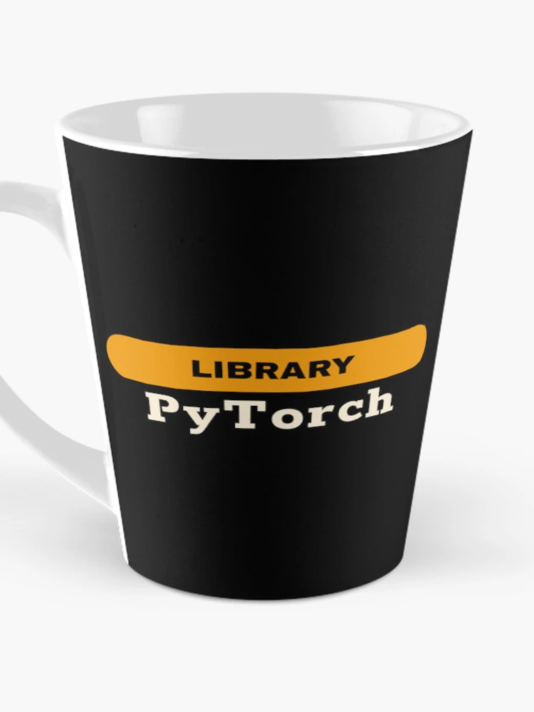 Thumbnail 3 von 4, Kaffeebecher, Hallo Welt Python-Code - PyTorch designt und verkauft von FridPix.