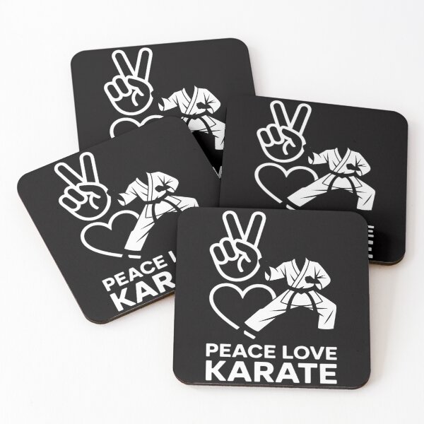 Item preview, Paz, amor, chica karateca, amante de las artes marciales designed and sold by OlafLica.