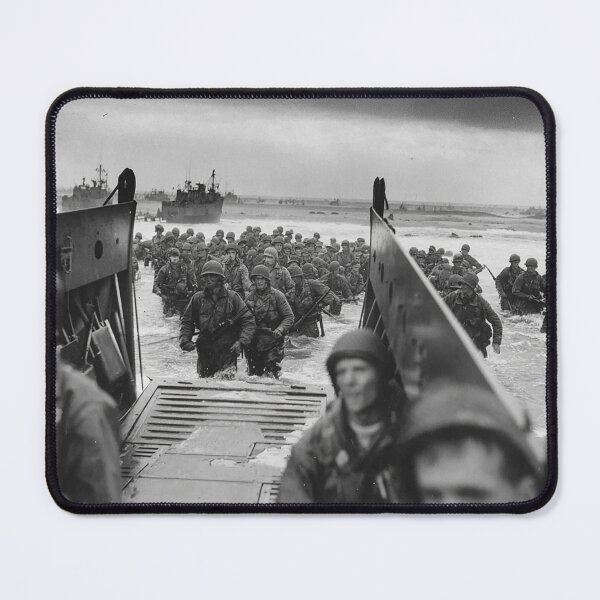 Item preview, Normandy Invasion Under Fire on the Shore on June Sixth Nineteen Forty Four designed and sold by Skyframe Aviation.